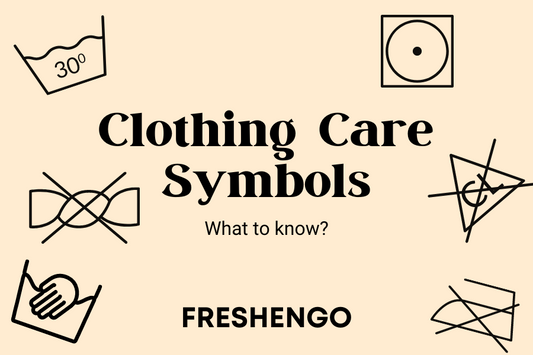 Care Symbols for clothes are important for longevity of fabric and colors