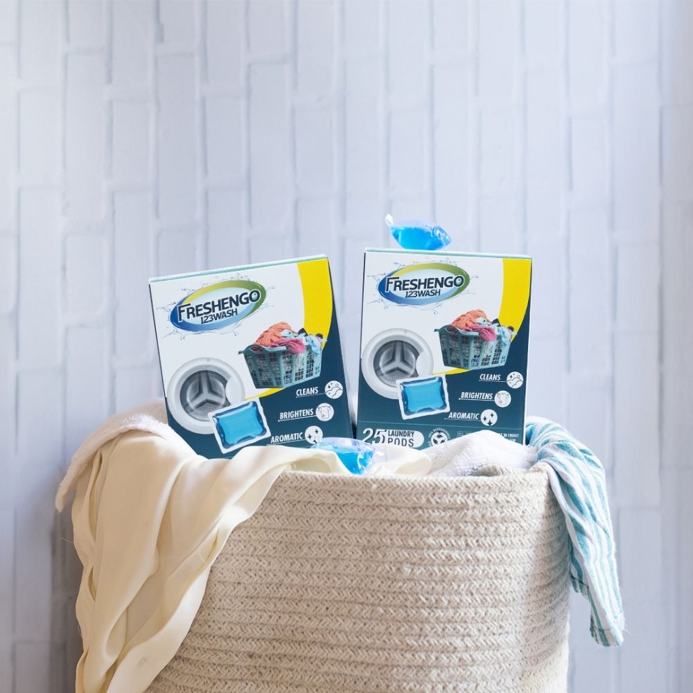 FreshenGo 123Wash Laundry Pods Super Saver Pack (250 Pods)
