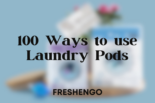Make your life easier with 100 ways to use FreshenGo 123Wash Laundry Pods