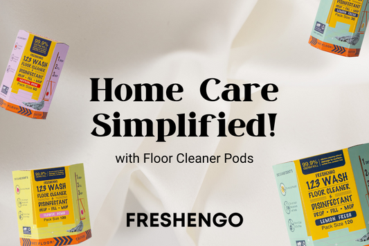 Simplify cleaning floors with FreshenGo Floor Cleaning Pods first time in India
