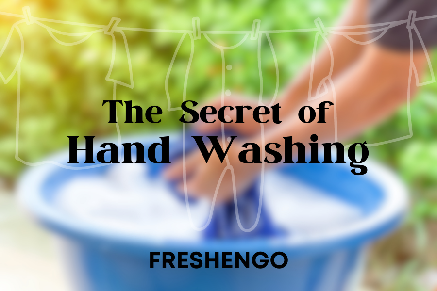 Make washing clothes with hands easier with Freshengo 123Wash Bucket Laundry Pods