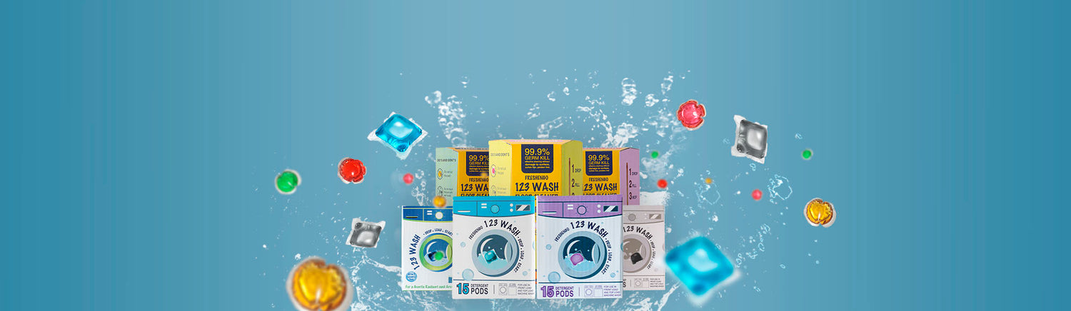 FreshenGo 123Wash Laundry & Floor Cleaner Disinfectants